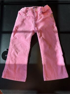 Pink Kids Corduroy Pants